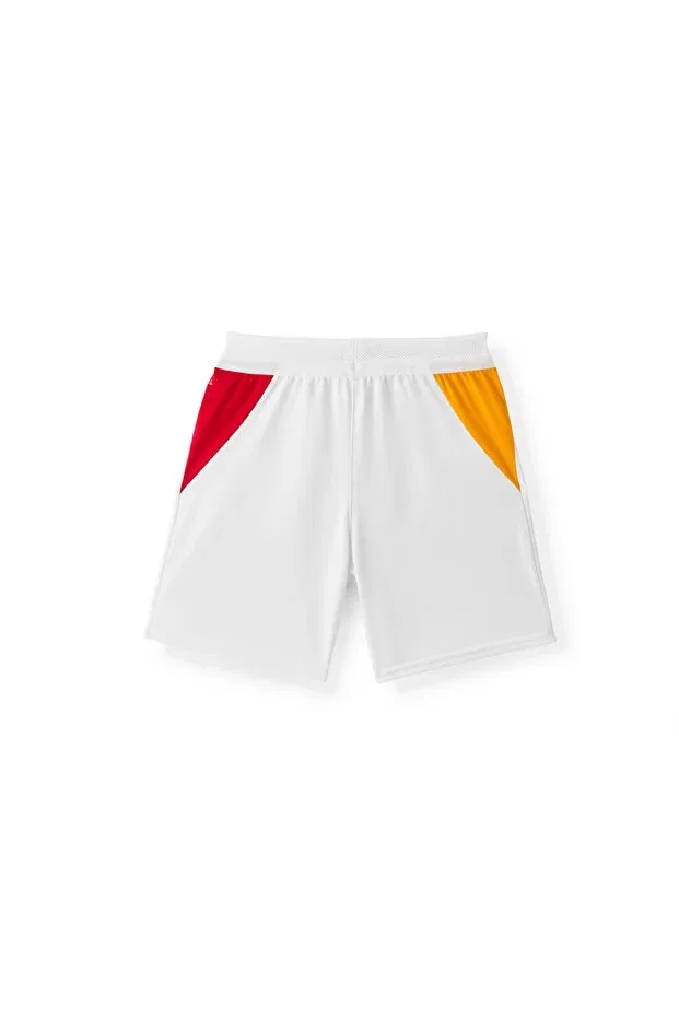 Детские спортивные шорты для девочек с принтом Galatasaray Puma 2026/2027 Kids' Alternate Shorts Gsstore, White — фото 2
