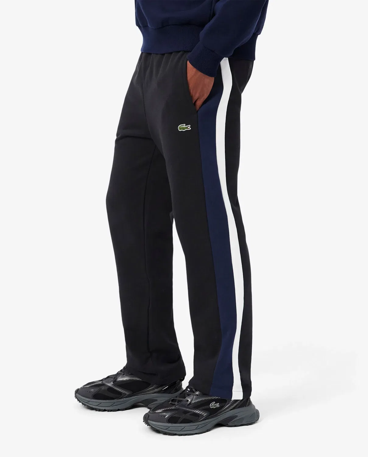 Спортивные штаны Lacoste с принтом, мужские, Negro — фото 3