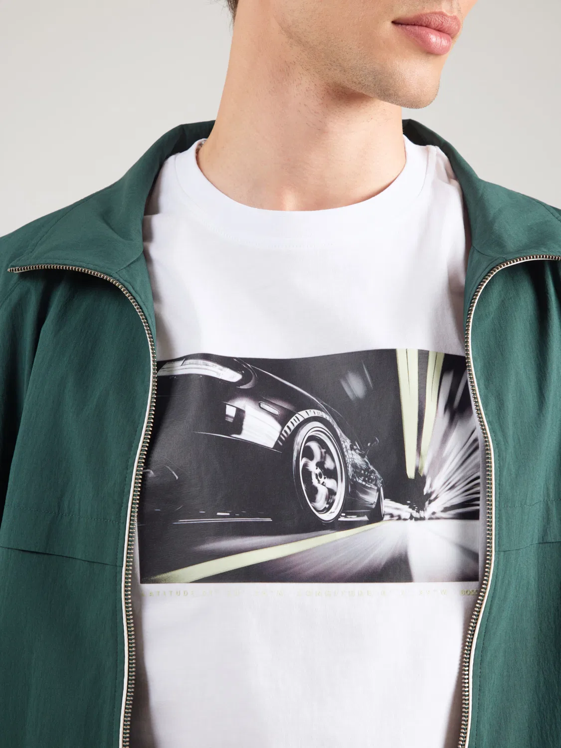 Рубашка Boss Motors белого цвета — фото 2