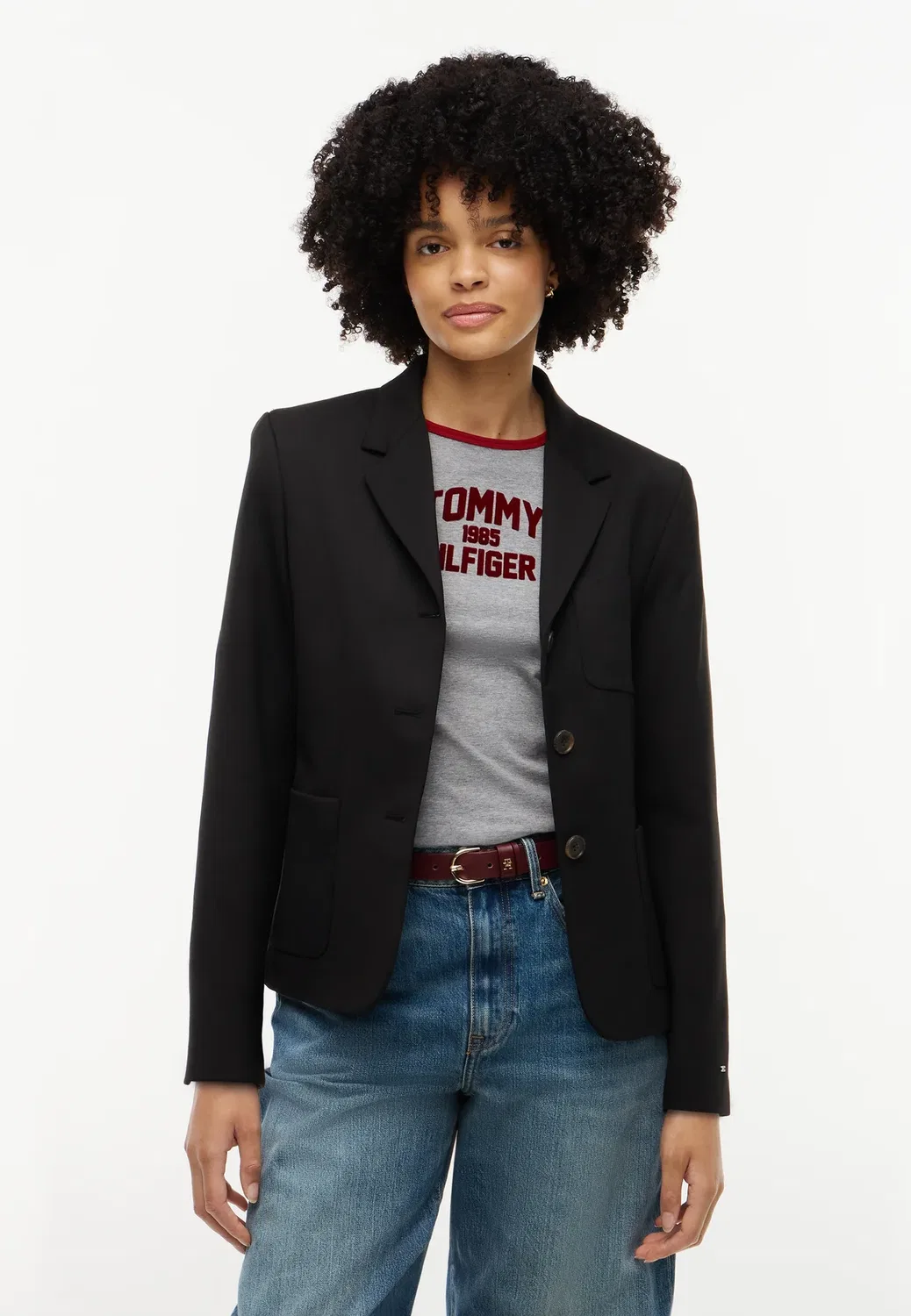 Неподвластный времени - блейзер Tommy Hilfiger, Black