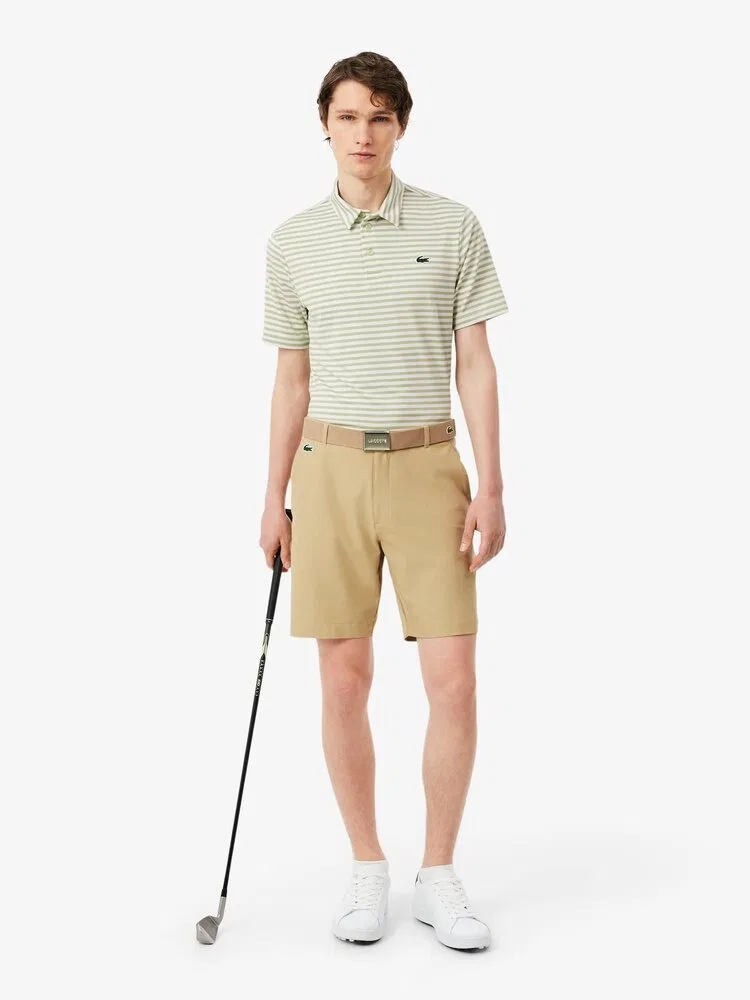 Футболка поло с коротким рукавом, полосатая, DH3187 LACOSTE, Gold — фото 4