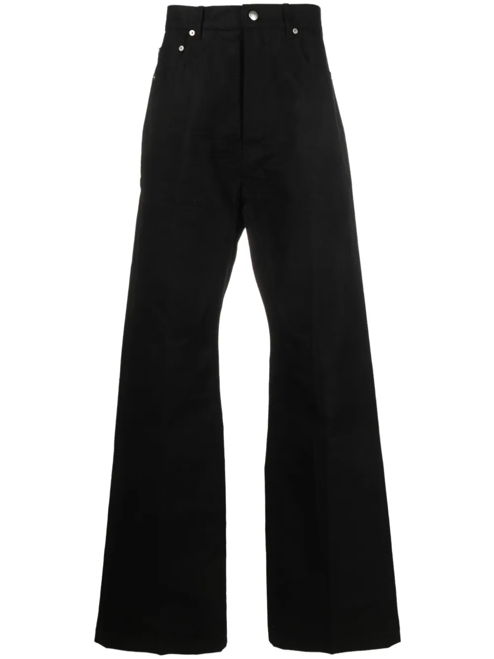 

Расклешенные брюки с завышенной талией Rick Owens, черный