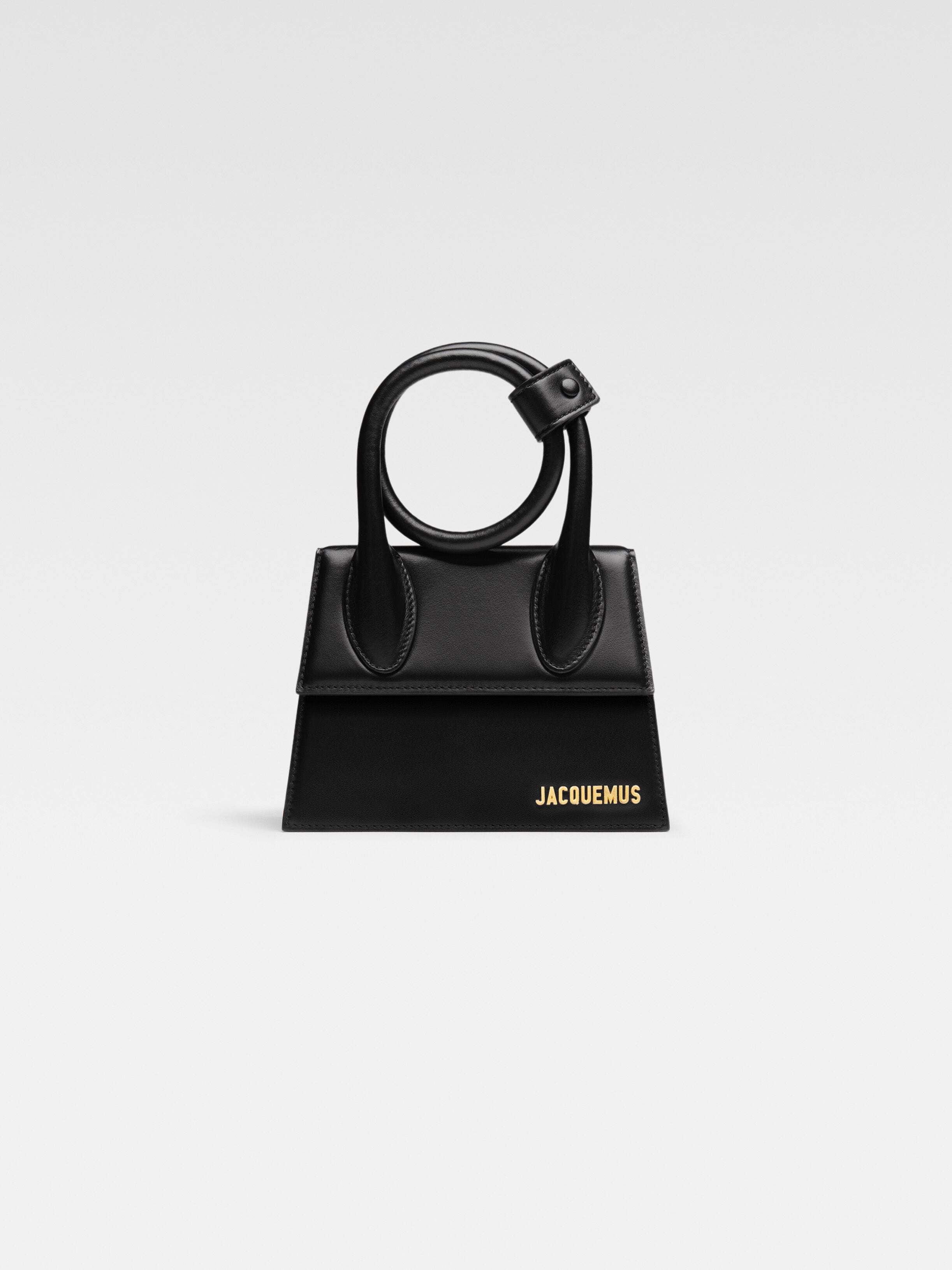 

Сумка из плетеной кожи JACQUEMUS The knot Chiquito, черный