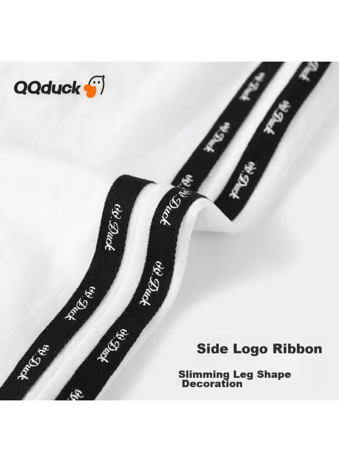 Брюки с защитой от комаров на резинке Qq Duck, белый — фото 2