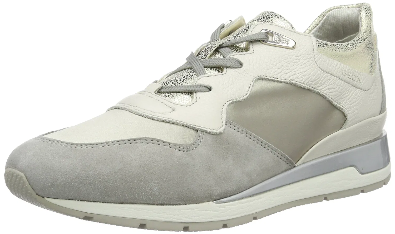 Детские кроссовки для девочек Geox D Shahira B, Grey Off White Lt Greyc0856