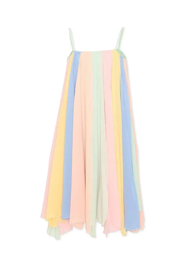 Платье разноцветное Vestito Stella Mccartney Kids, pink, light green