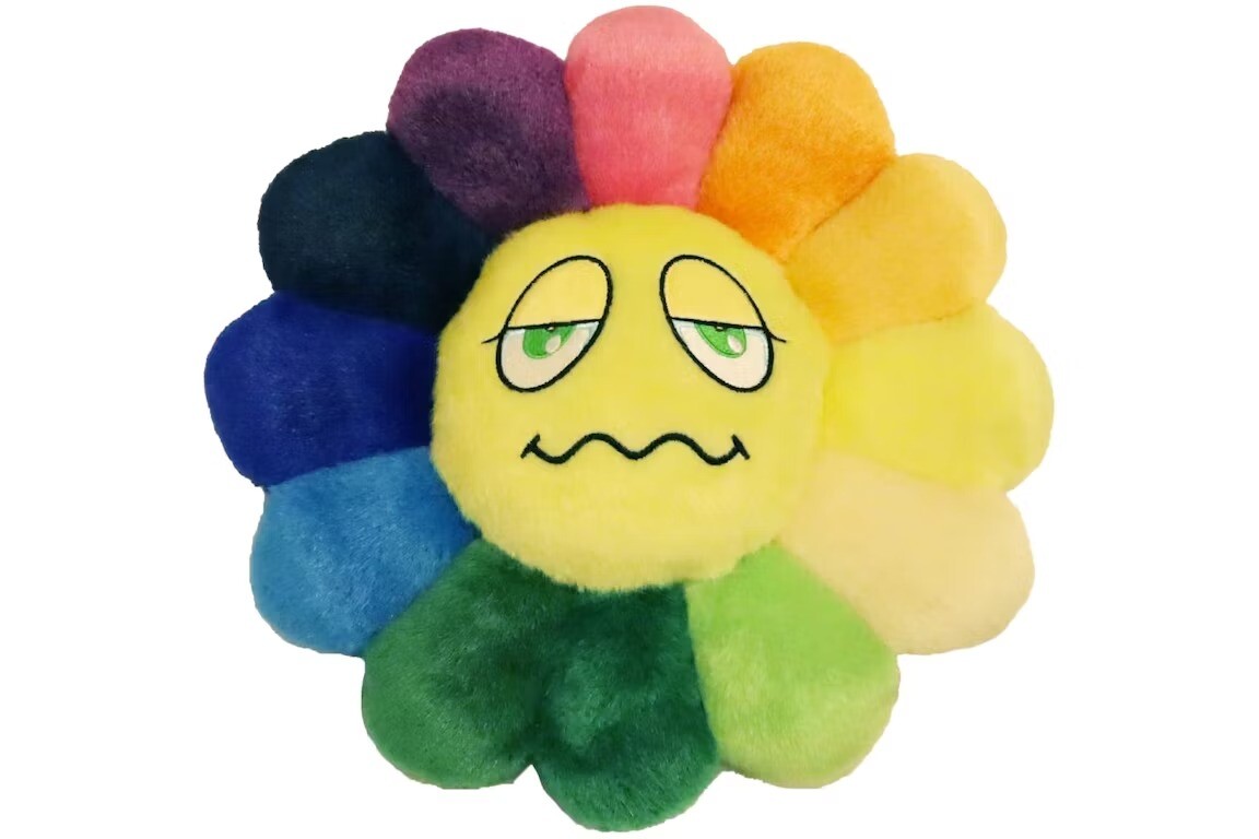 

Мягкая плюшевая фигурка Takashi Murakami Flower Emoji 2, 30 см, мультиколор