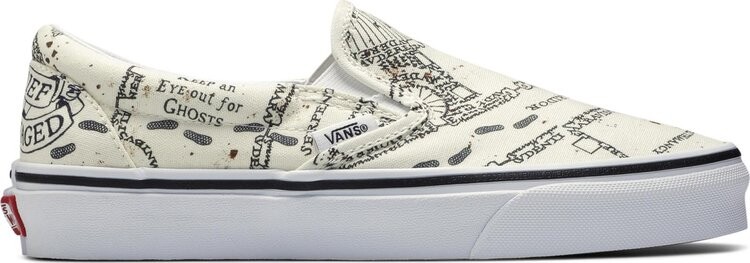 

Кеды Vans Harry Potter x Classic Slip-On Marauders Map, белый