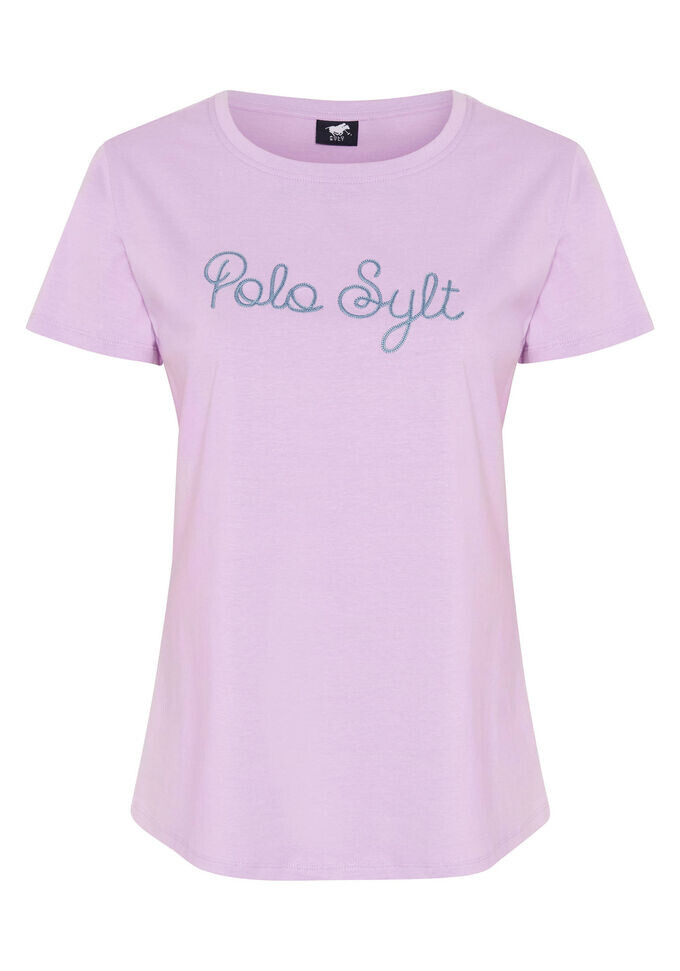 

Футболка с дизайном этикетки Polo Sylt, фиолетовый