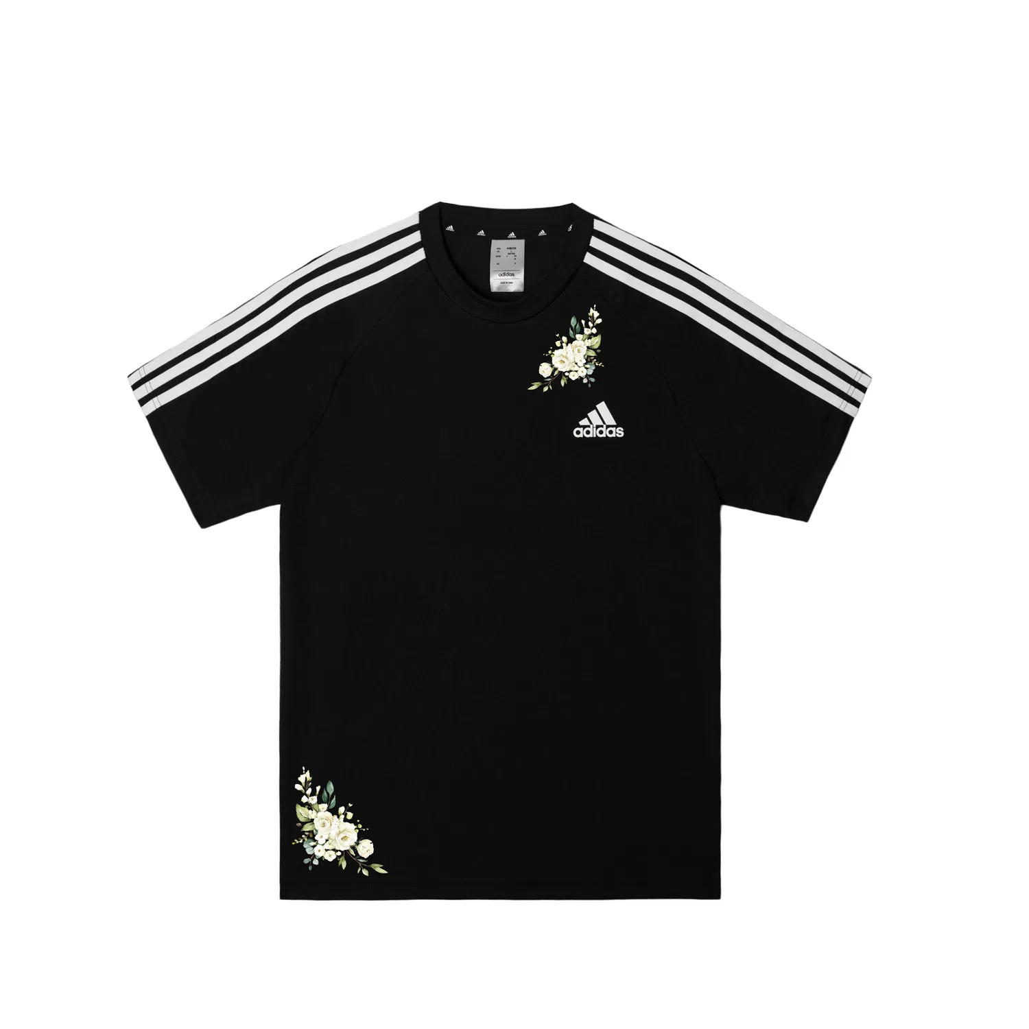 Мужская футболка с принтом Adidas Football, Adidas, Black