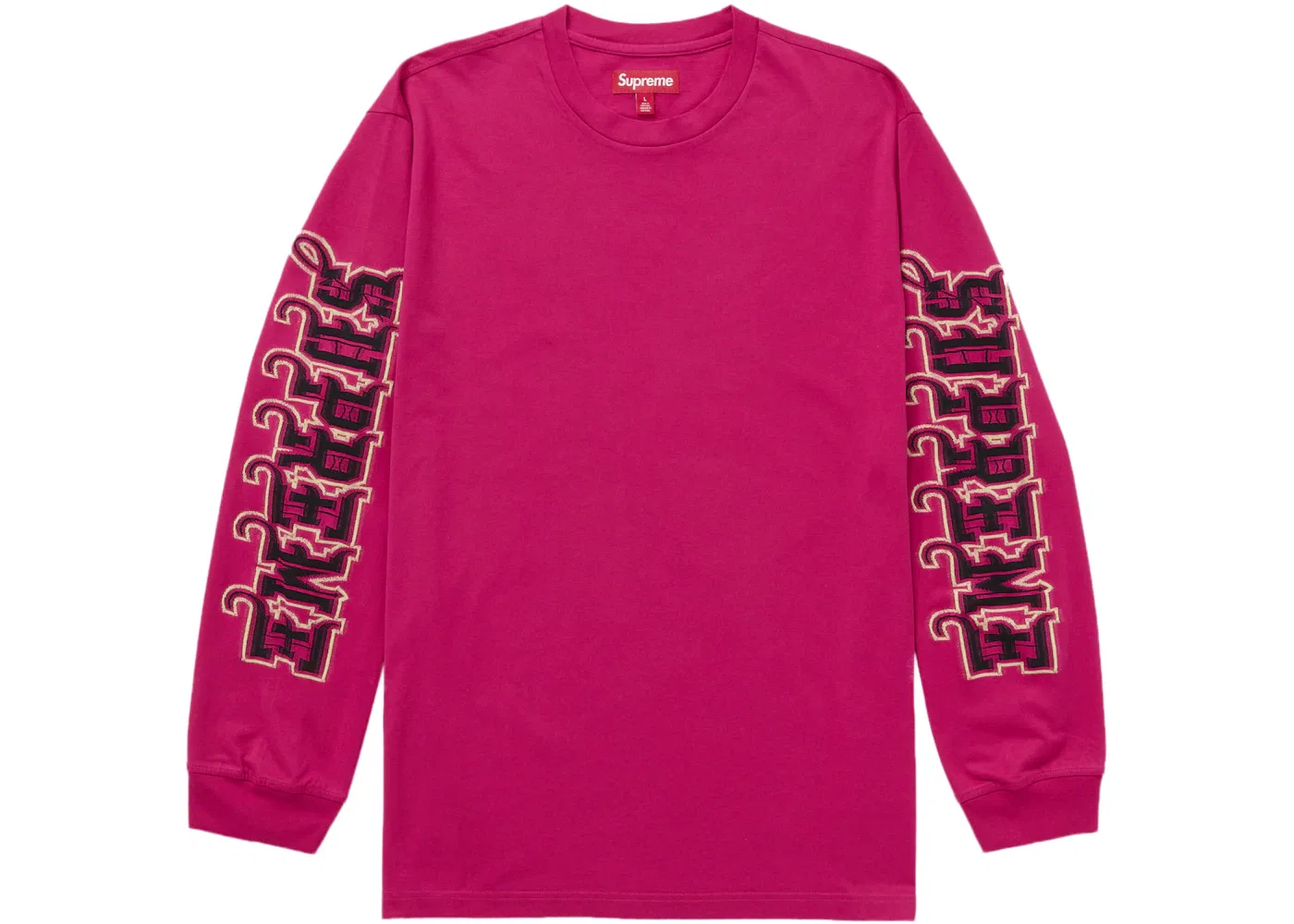 Мужская футболка с длинным рукавом Supreme Top FW25, Pink
