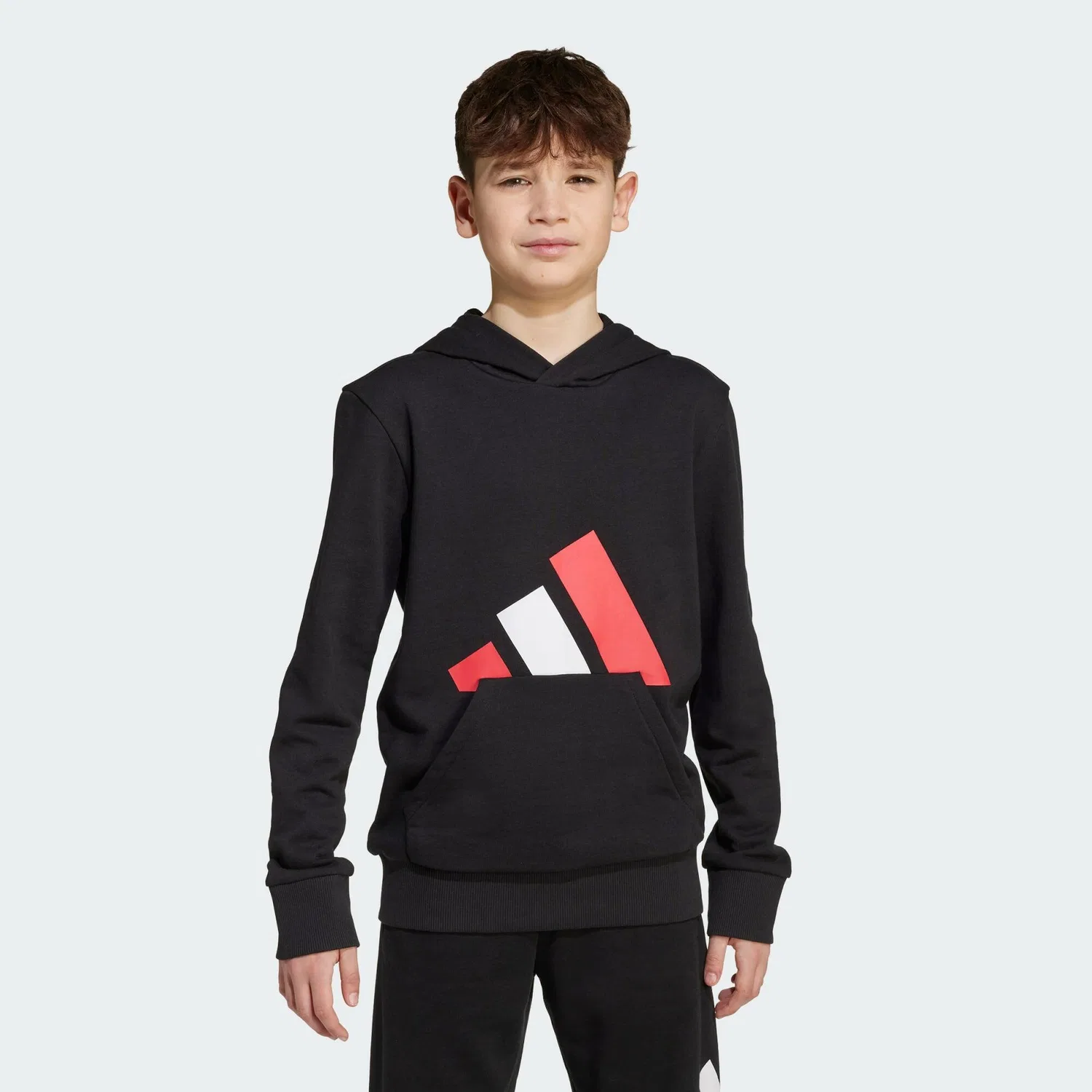 Детское худи с капюшоном Essentials Kids Adidas, Schwarz — фото 2