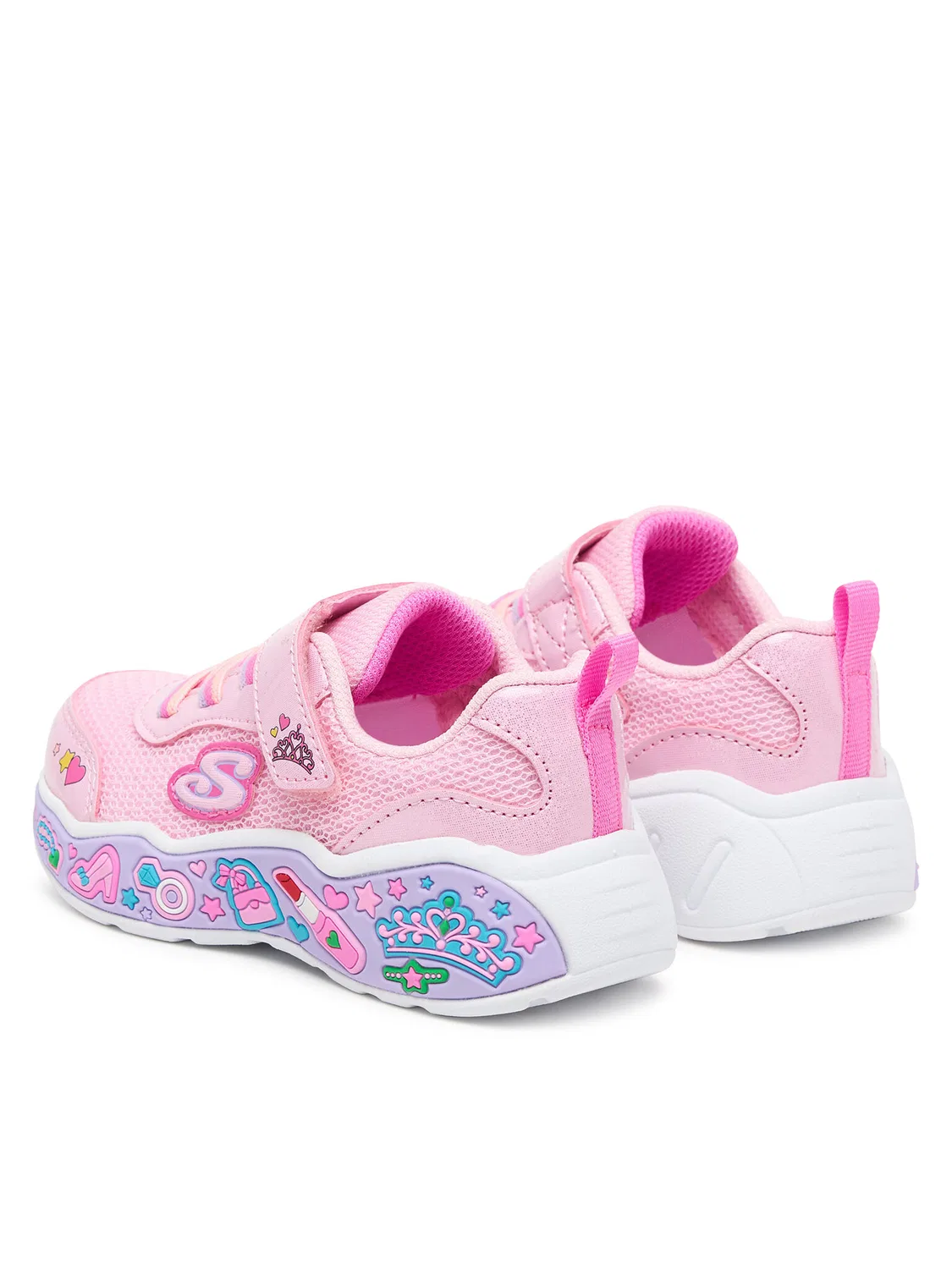 Кроссовки для девочки Play Scene Fun Squad Skechers, розовый — фото 3