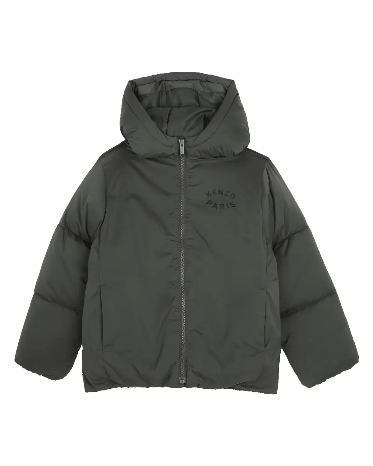 Детское пальто для мальчиков стеганое Kenzo Kids, Verde