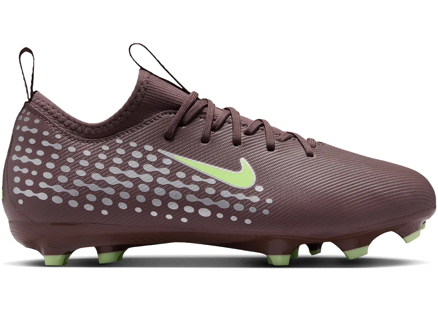 Детские бутсы Nike Zoom Mercurial Vapor 16 Academy FG/MG Kylian Mbappé, Plum Eclipse/Metallic Silver