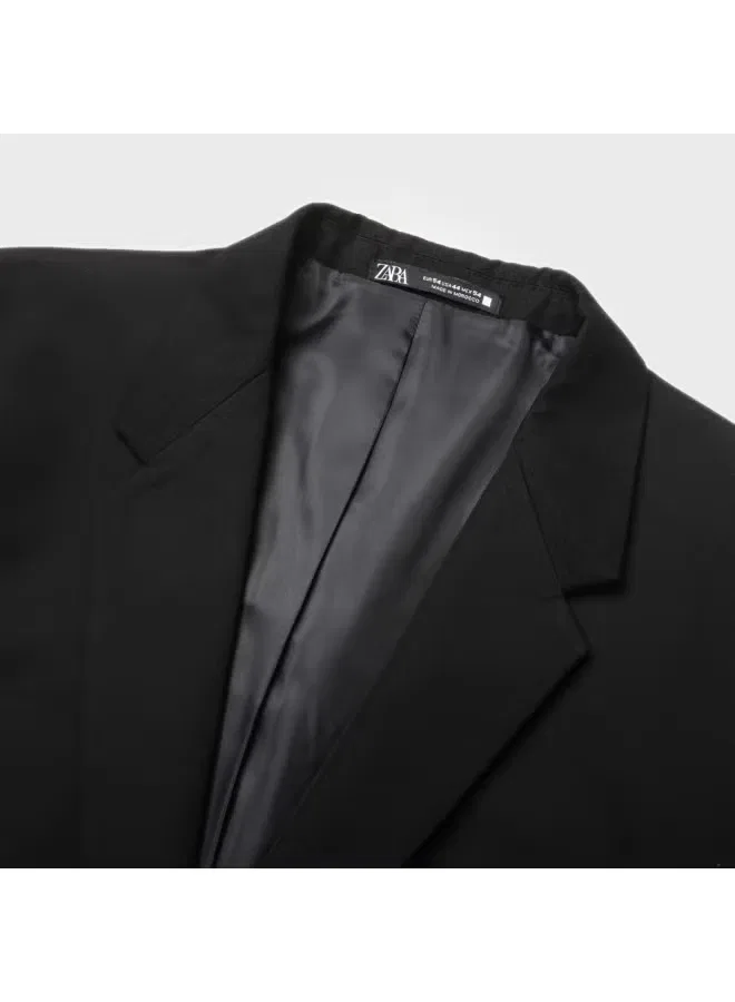 Костюм деловой с длинным рукавом Zara, черный — фото 4