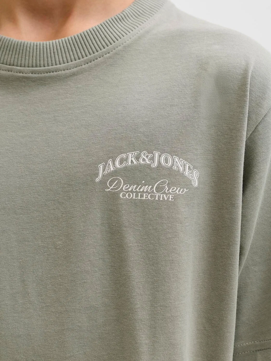Футболка с принтом Jack & Jones Junior, зеленый — фото 4