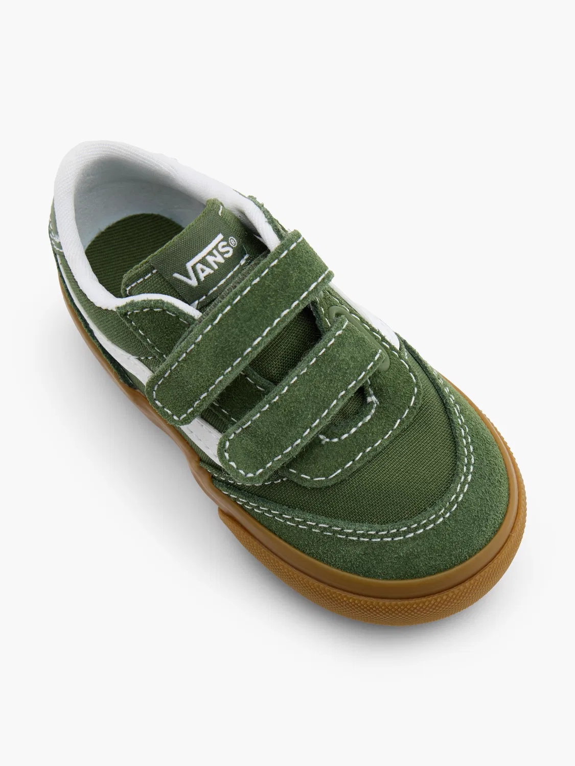 Детские кроссовки для мальчиков Brooklyn LS V Vans, цвет Olive — фото 2