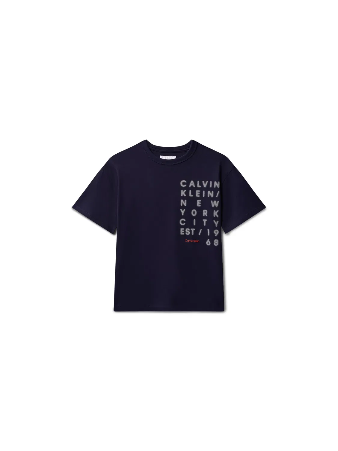 Детская рубашка Calvin Klein Kids темно-синего цвета
