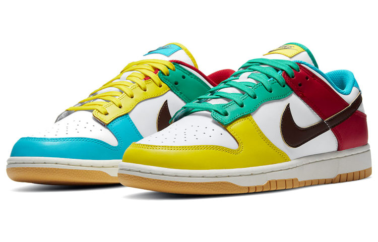 Кроссовки Nike Dunk Low Free 99 белый/разноцветный — фото 3