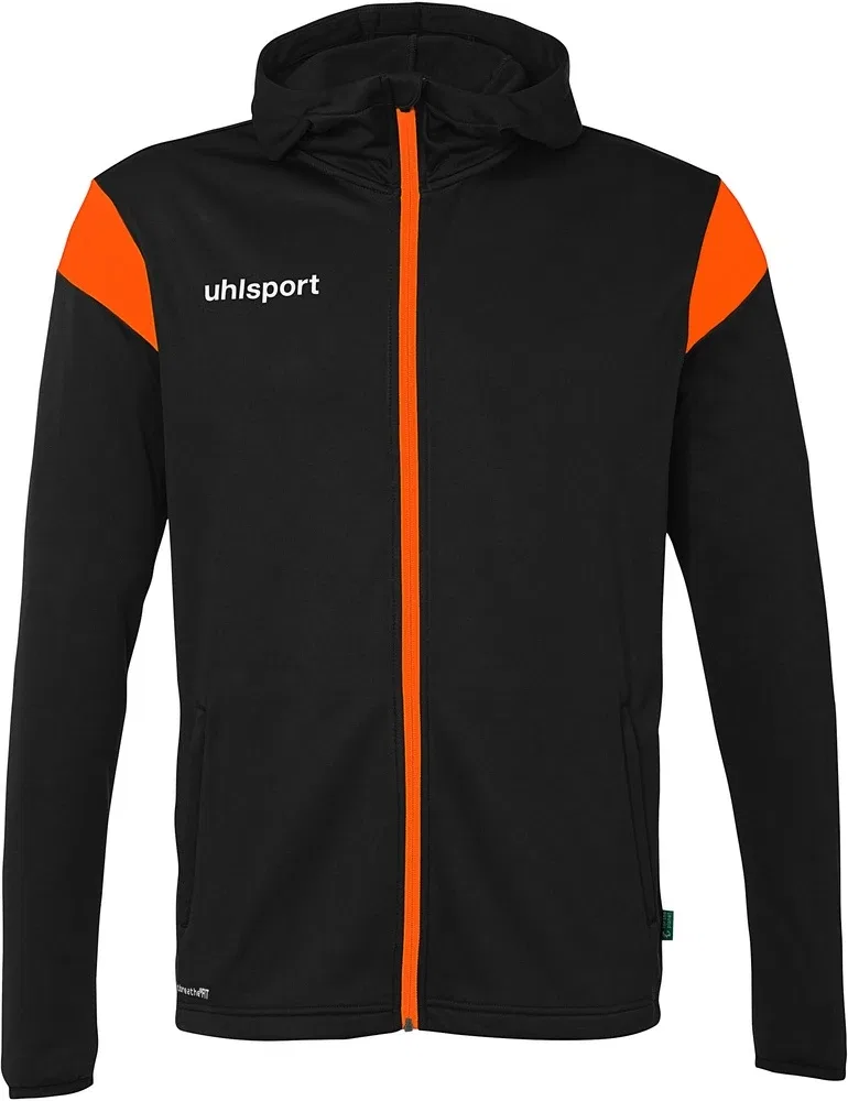 Куртка тренировочная с капюшоном Squad 27 Track Hood Uhlsport, черный