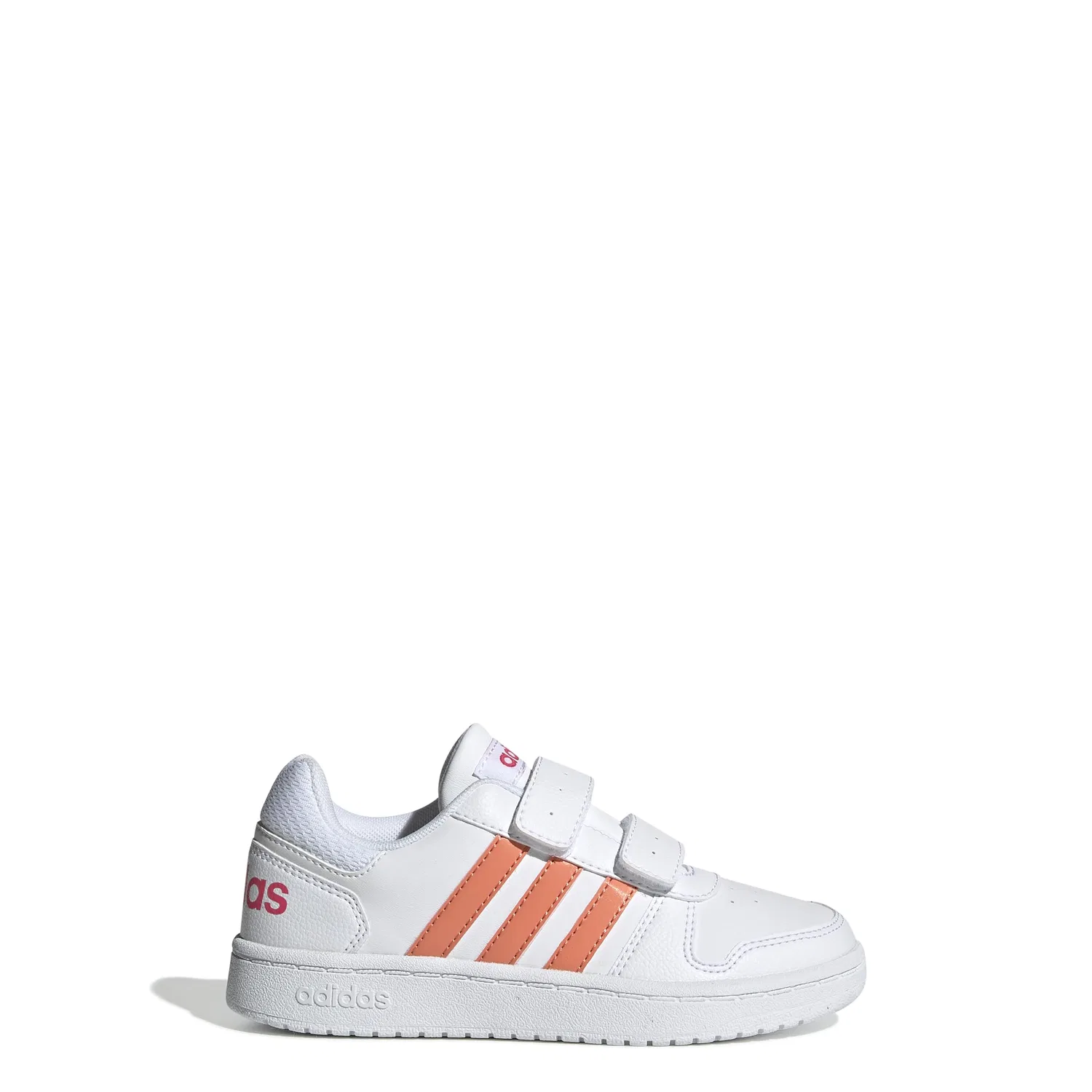 Детские кроссовки для мальчиков баскетбольные Hoops 2.0 Cmf C Adidas, Multicolour Ftwbla Semcor Rosrea 000