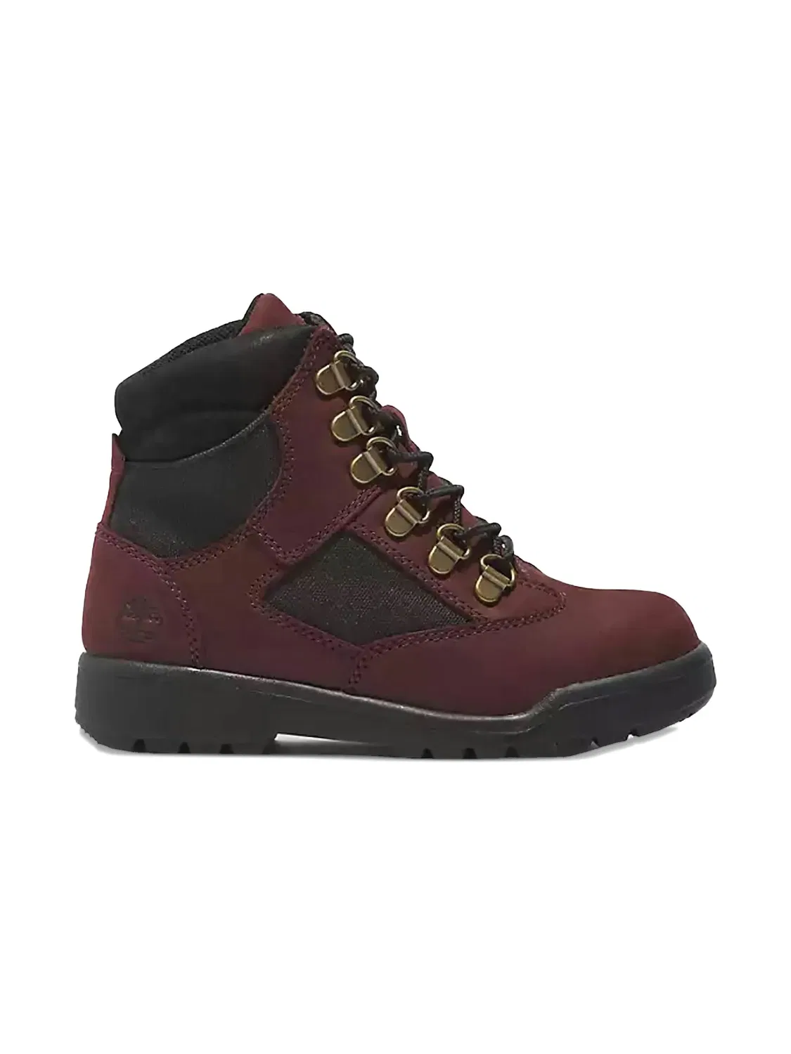 Ботинки на шнуровке темно-красного цвета Timberland, темно-красный