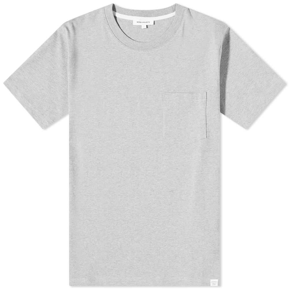

Футболка Norse Projects Johannes Standard Pocket Tee, Серый, Футболка Norse Projects Johannes Standard Pocket Tee