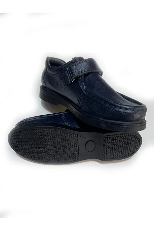 Детские кеды для девочек из натуральной кожи Windy Shoes, Dark Navy Blue — фото 2