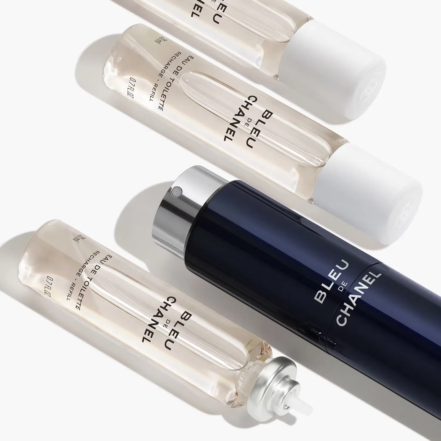 Набор сменных блоков для парфюма CHANEL BLEU DE CHANEL Eau de Toilette, 3x20 мл, Nachfüllung — фото 4