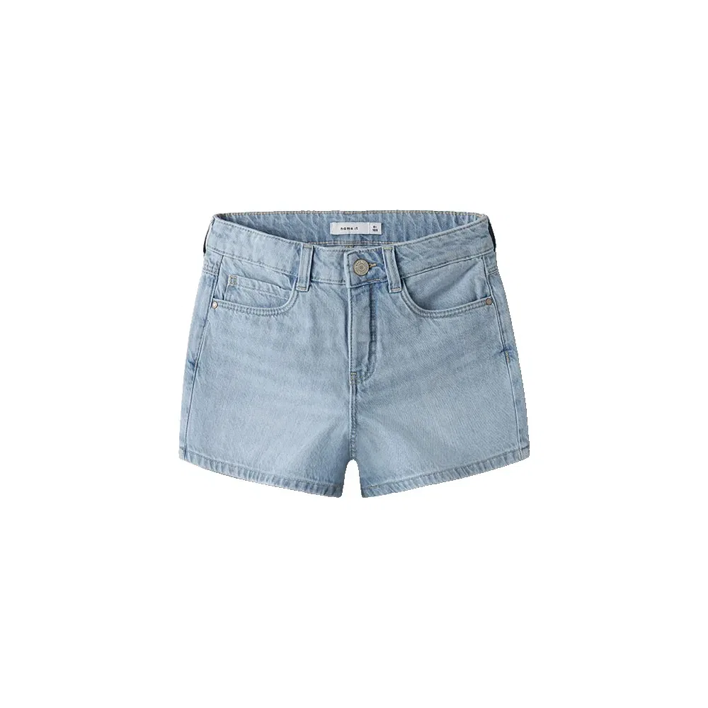 Шорты джинсовые Mom Fit Rose 1141 Name It, синий — фото 3