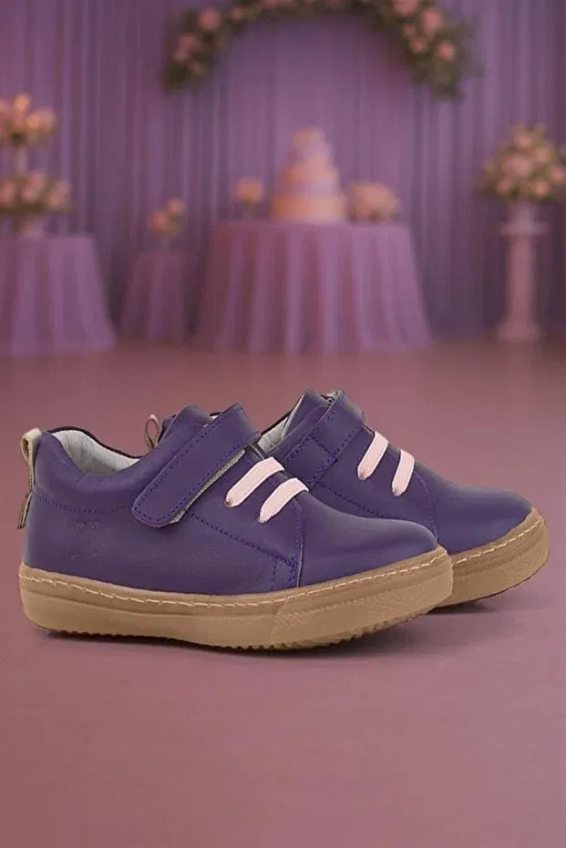 Детские туфли для девочек с ортопедической подошвой Hapshoe, Purple