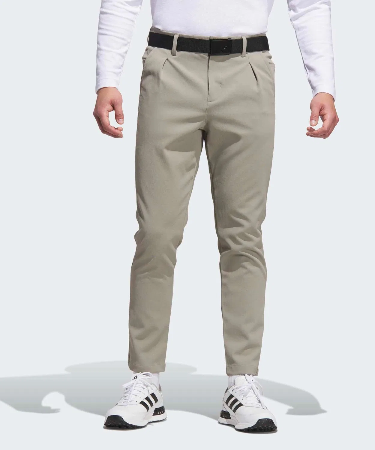 Мужские классические брюки с защипами Adidas Golf, Beige