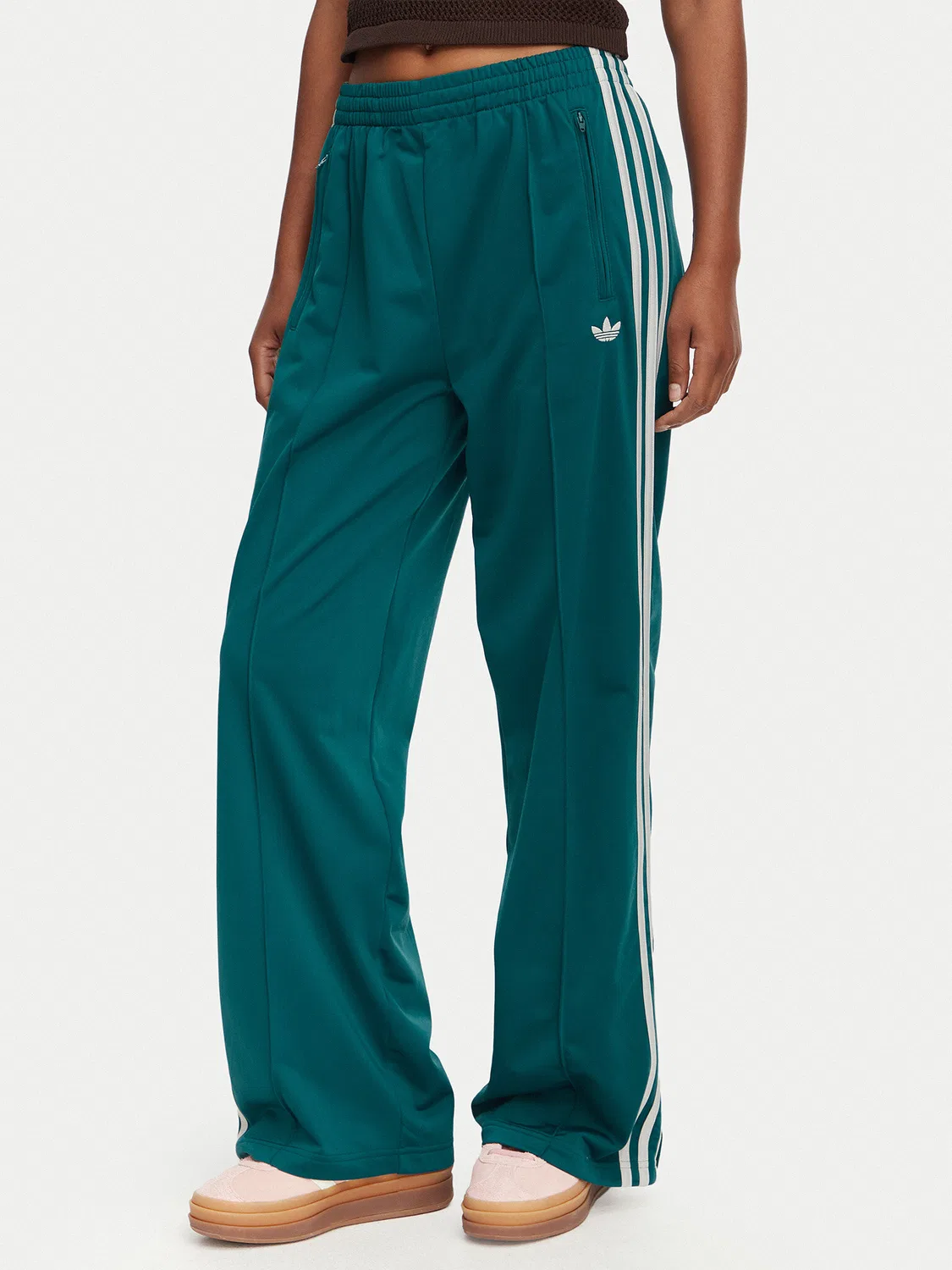 Женские спортивные брюки свободного кроя Firebird Loose Tracksuit Adidas, бирюзовый