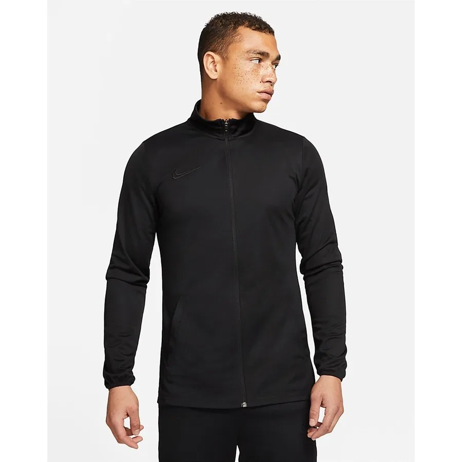 Спортивный костюм с молнией и регулируемыми брюками Nike Dri-FIT Academy, Черно-красный — фото 3