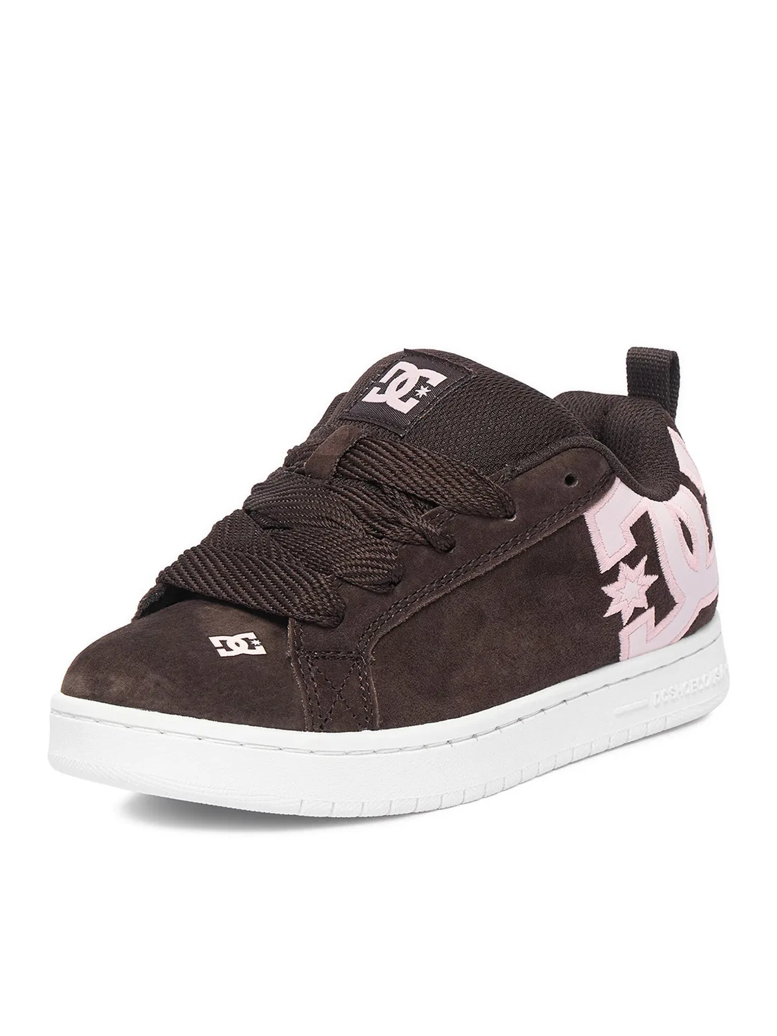 Кроссовки для девочки Dc Shoes, темно-коричневый — фото 3