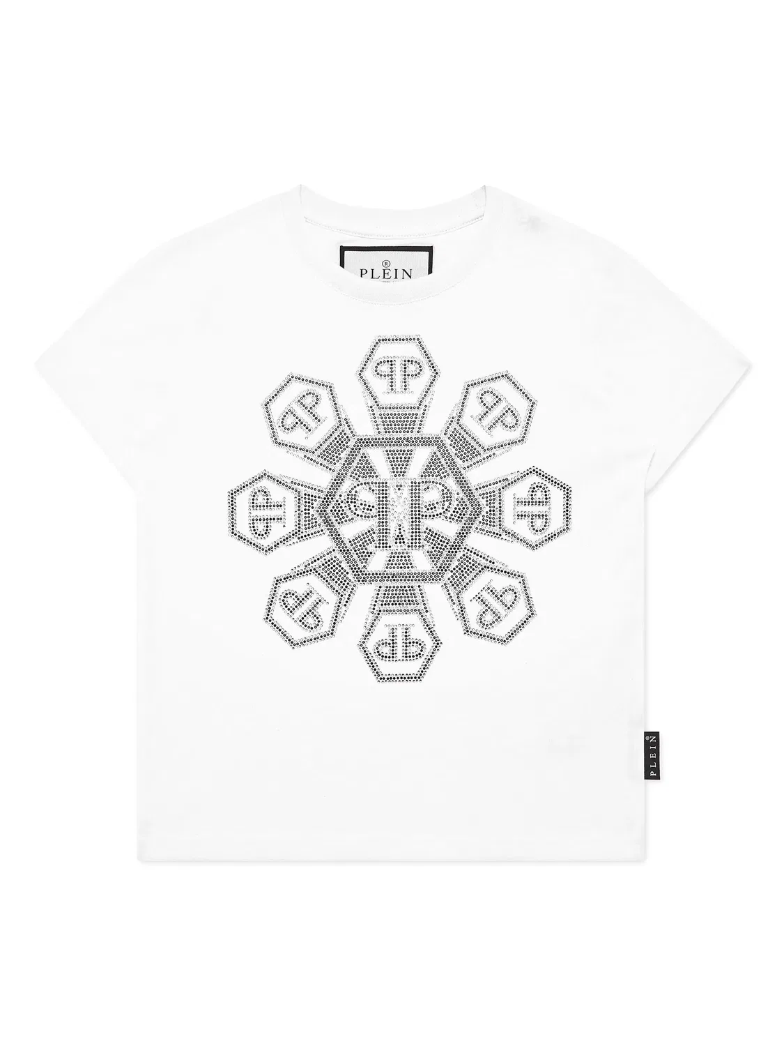 Футболка с монограммой Philipp Plein, белый