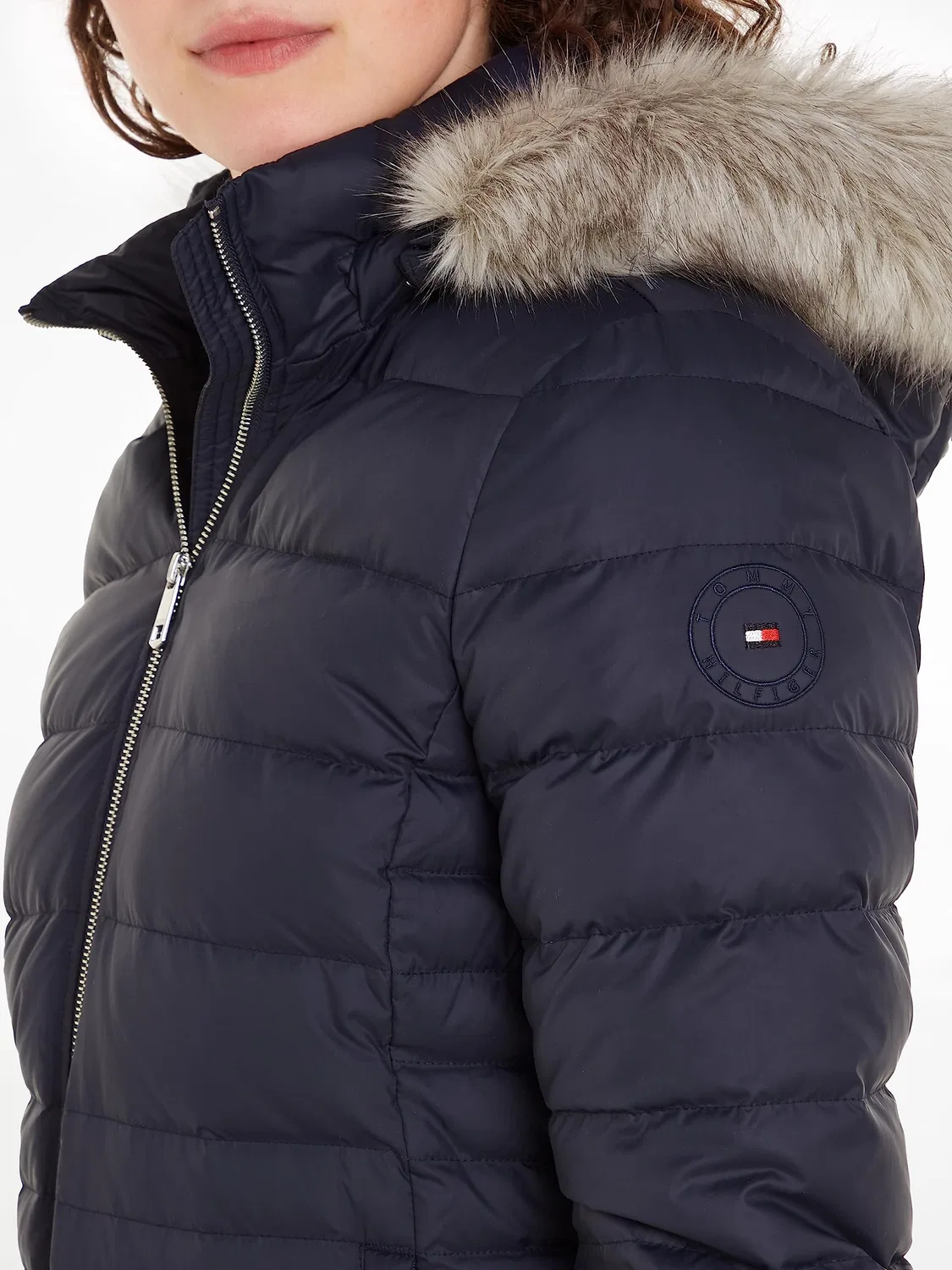 Женская куртка с мехом Tommy Hilfiger, Desert Sky — фото 3