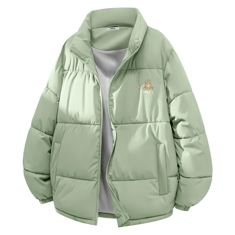 Детская пуховая куртка с высоким воротником MINISO, Lily Green