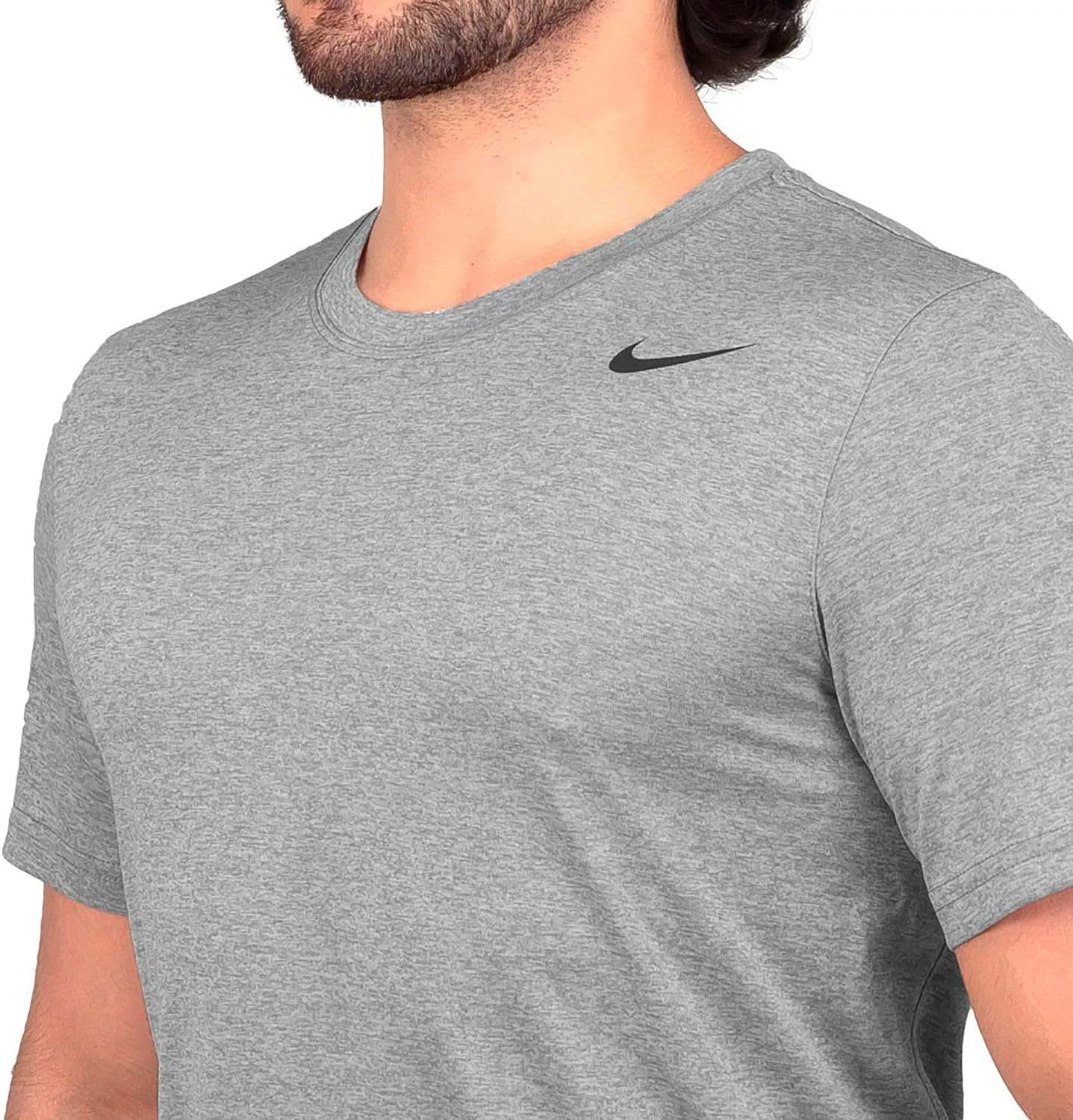 Мужская футболка Dry Legend 2 Nike, Dark Grey Heather/Black/Black — фото 3