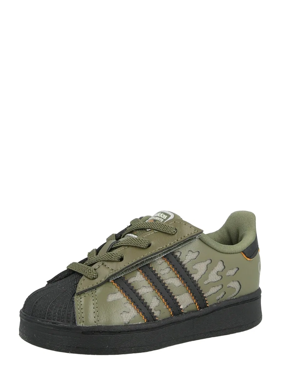 Кроссовки ADIDAS ORIGINALS 'SUPERSTAR' цвета хаки