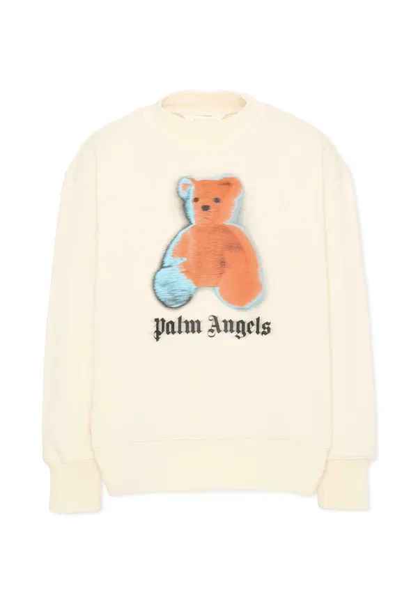 Худи с принтом Sweatshirt Palm Angels, Ivory, слоновая кость