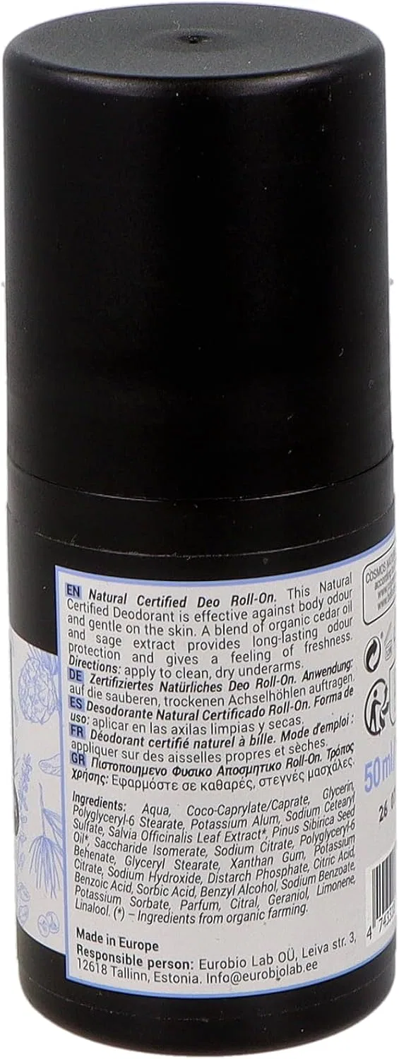 Дезодорант-ролик Dr.Konopka's Men's Roll-On Odour Remover, 50 мл — фото 2