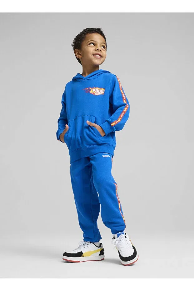 Детское худи для мальчиков с длинным рукавом Hot Wheels Hoodie Puma, Blue