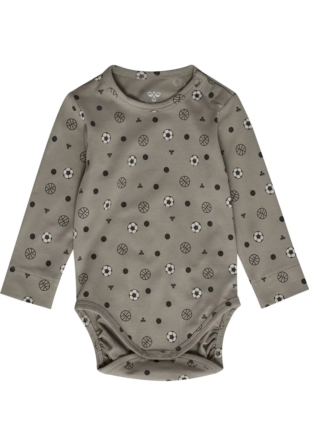 Hmlmini aop body l/s unisex - body Hummel, Vintage Khaki