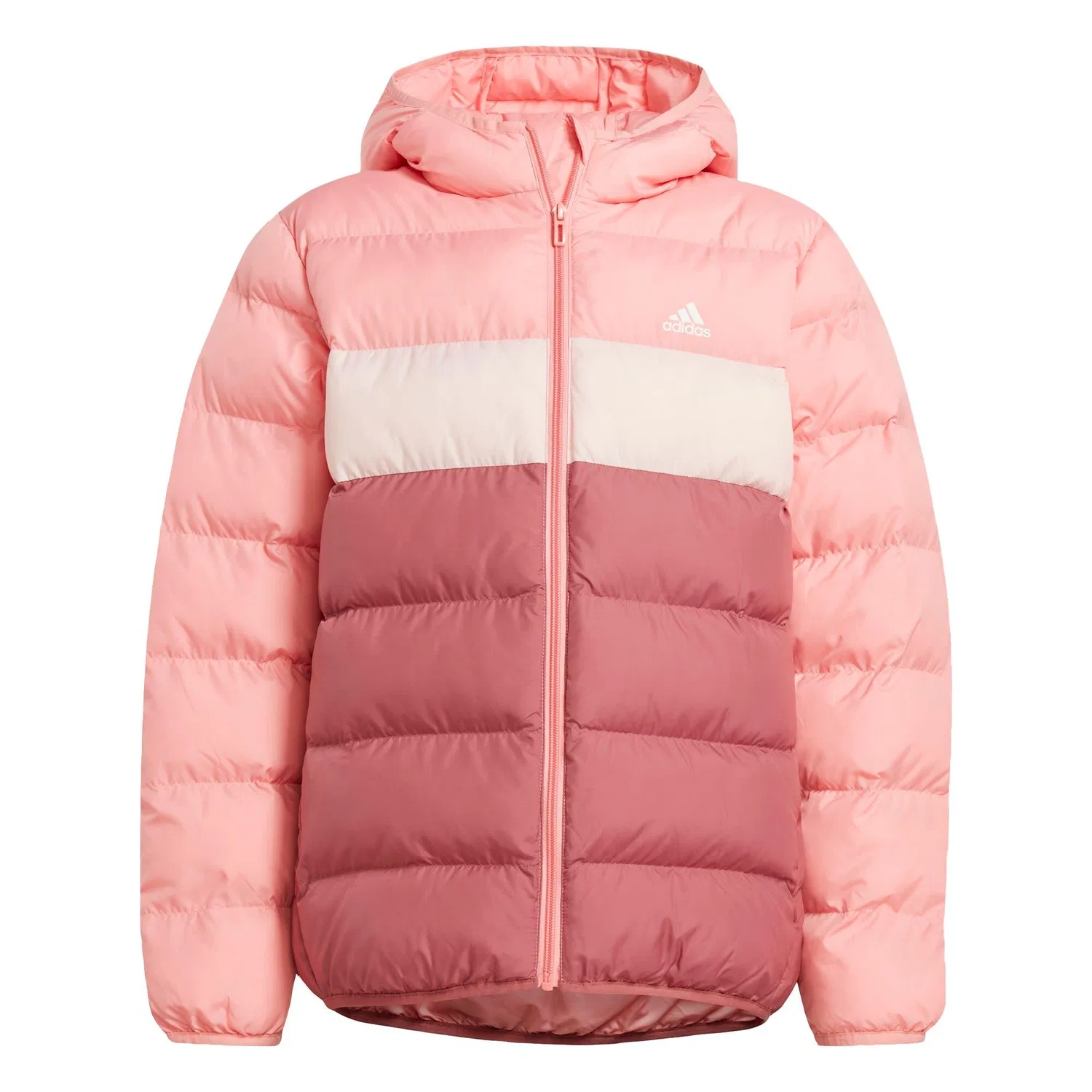 Детская утепленная куртка Synthetic Down Adidas, Rosa / Himbeerrosa — фото 2