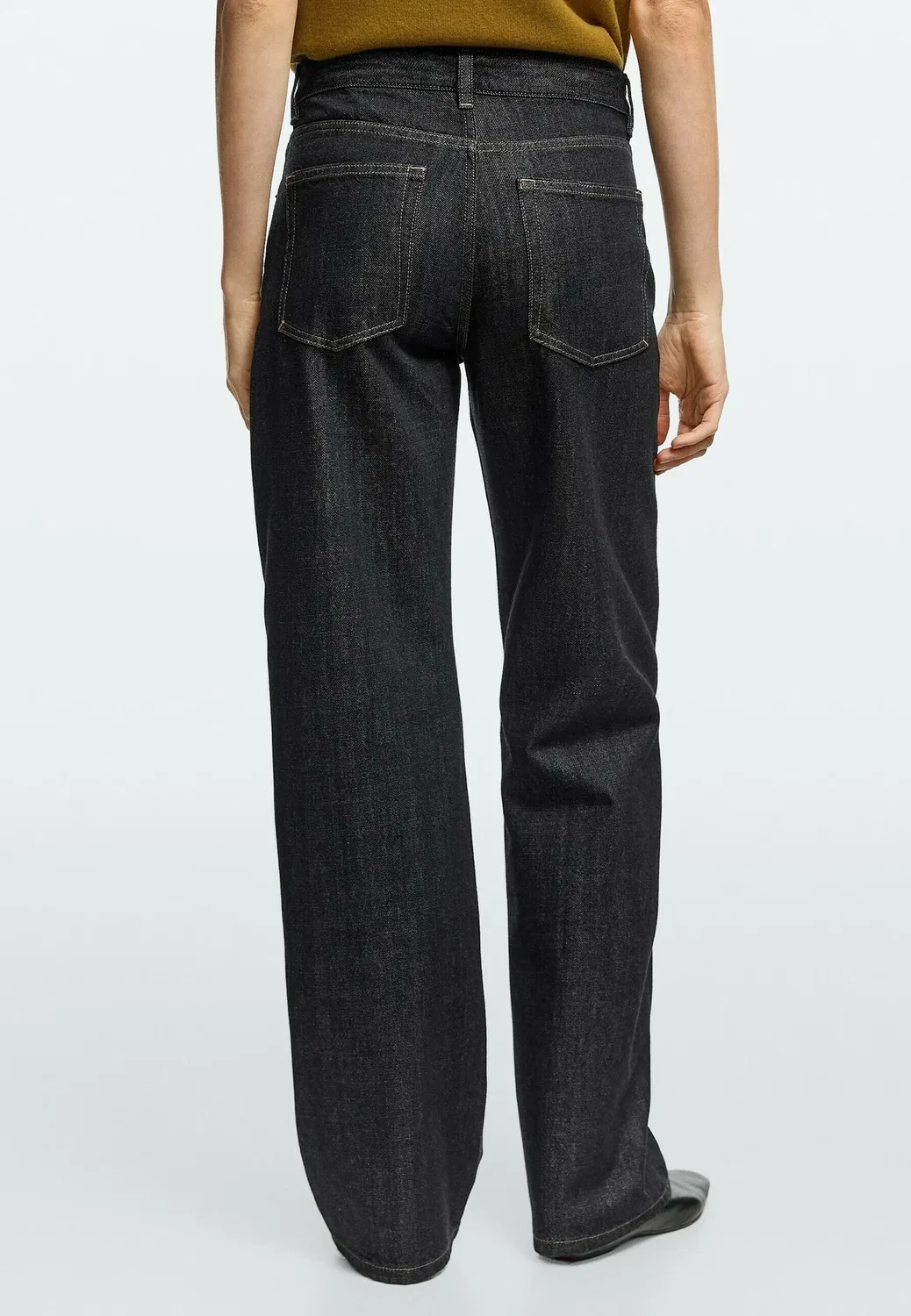 Джинсы свободного кроя Massimo Dutti, Dark Blue — фото 3