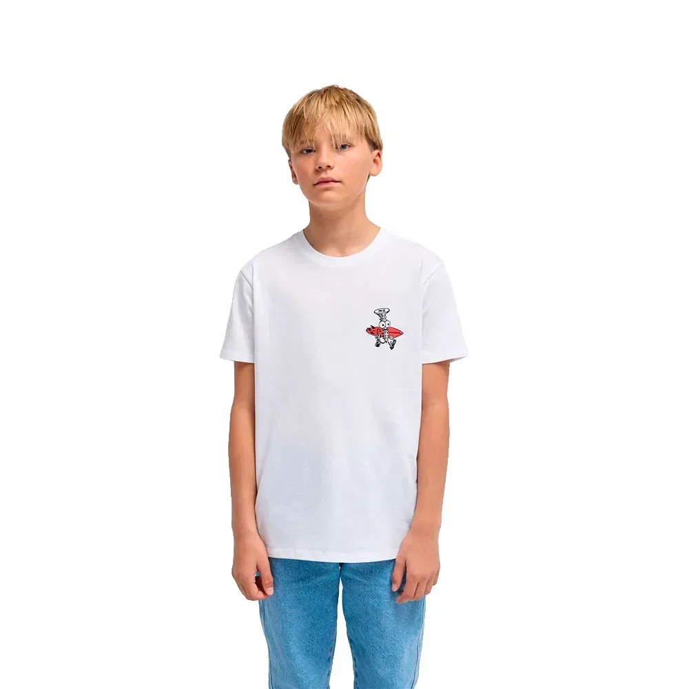 Детская футболка с коротким рукавом Crayon Wave Billabong, White
