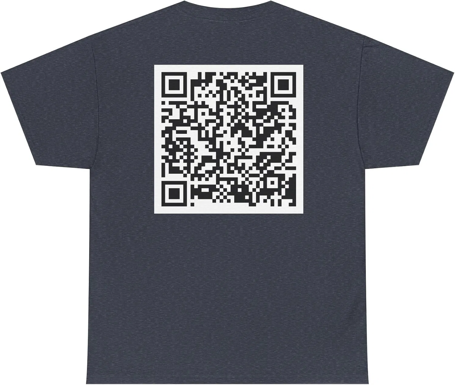 Футболка с QR-кодом и принтом RFK Jr, Heather Navy — фото 2