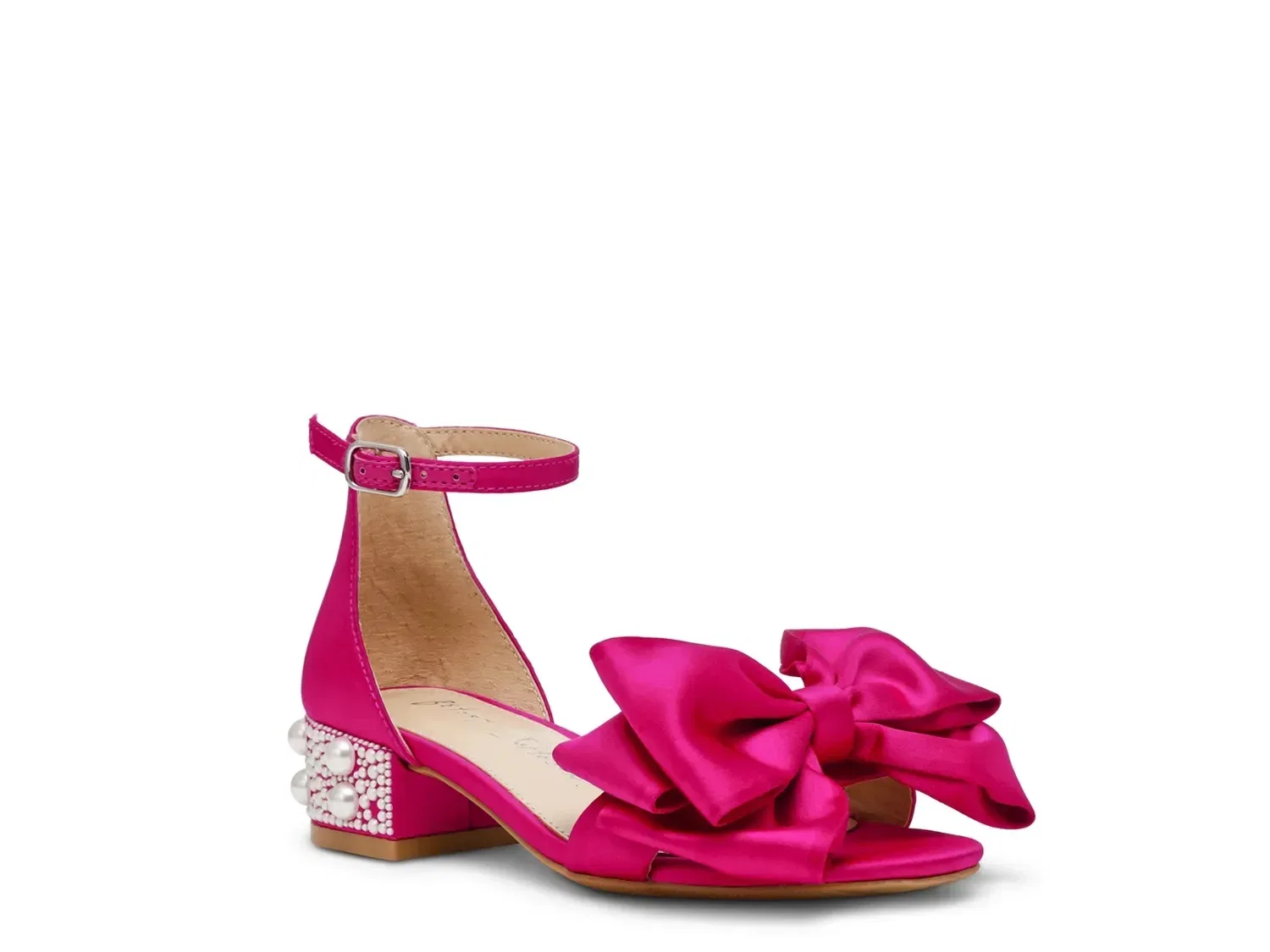 Сандалии Lulu на каблуке Betsey Johnson, малиновые